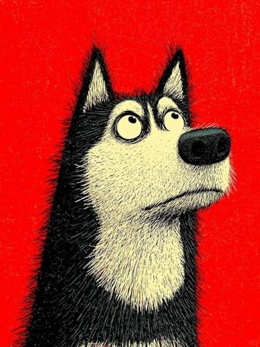 Brennora Vorgedruckt Kreuzstich Set Huskys 11CT Stickerei Leinwand kit DIY Kunst für Anfänger Kinder Heimdekoration 40x50 cm Brennora Vorgedruckt Kreuzstich Set Huskys 11CT Stickerei Leinwand kit DIY Kunst für Anfänger Kinder Heimdekoration 40x50 cm von Brennora