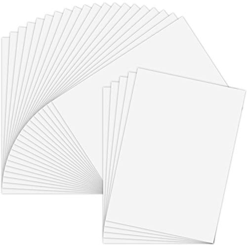 Brensty 25 Blatt Bedruckbares Vinyl Aufkleber Papier Selbstklebendes Wasserdichtes Matt WeißEs Druck Papier Blatt für Den Tintenstrahldrucker von Brensty