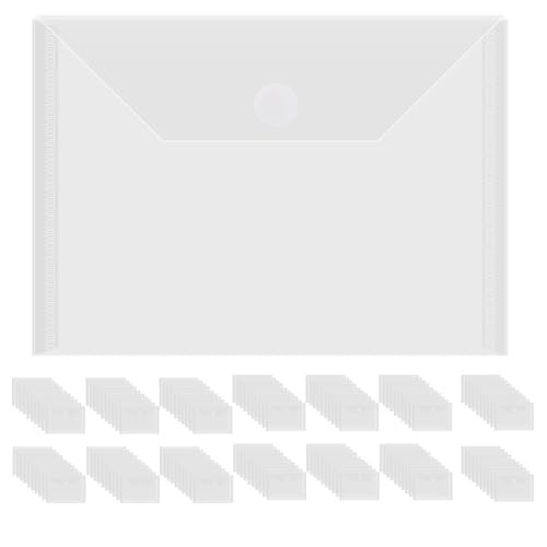 Briartw 140 Aufbewahrungsumschläge mit Klettverschluss, 17,8 x 12,7 cm, wiederverschließbare Kunststoff-Umschläge für Stanzformen, Schablonen, Basteln, Organizer, transparente Aufbewahrungstasche für Briartw 140 Aufbewahrungsumschläge mit Klettverschluss, 17,8 x 12,7 cm, wiederverschließbare Kunststoff-Umschläge für Stanzformen, Schablonen, Basteln, Organizer, transparente Aufbewahrungstasche für von Briartw