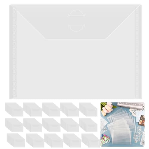 Briartw 150 transparente 17,8 x 12,7 cm große Aufbewahrungsumschläge, wiederverschließbare Kunststoff-Umschläge für Stanzformen, Schablonen, Basteln, Organizer, Aufbewahrungstasche für transparente Briartw 150 transparente 17,8 x 12,7 cm große Aufbewahrungsumschläge, wiederverschließbare Kunststoff-Umschläge für Stanzformen, Schablonen, Basteln, Organizer, Aufbewahrungstasche für transparente von Briartw