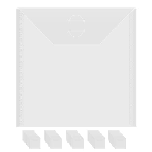 Briartw 50 Stück Aufbewahrungsumschläge, transparent, 17,8 x 23,9 cm, wiederverschließbare Kunststoff-Umschläge für Stanzformen, Schablonen, Basteln, Organizer, Aufbewahrungstasche für transparente Briartw 50 Stück Aufbewahrungsumschläge, transparent, 17,8 x 23,9 cm, wiederverschließbare Kunststoff-Umschläge für Stanzformen, Schablonen, Basteln, Organizer, Aufbewahrungstasche für transparente von Briartw