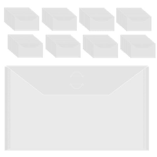 Briartw 80 Stück 24,9 x 15 cm schlanke Aufbewahrungsumschläge, wiederverschließbare Kunststoff-Umschläge für Stanzformen, Schablonen, Basteln, Organizer, Aufbewahrungstasche, für transparente Stempel, Briartw 80 Stück 24,9 x 15 cm schlanke Aufbewahrungsumschläge, wiederverschließbare Kunststoff-Umschläge für Stanzformen, Schablonen, Basteln, Organizer, Aufbewahrungstasche, für transparente Stempel, von Briartw