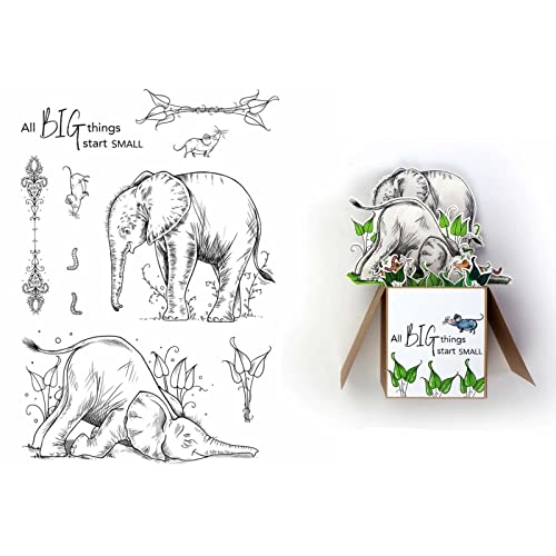 Elefanten, Maus, Freunde, transparenter Gummistempel, DIY, Scrapbooking, Stempel, Silikonstempel, Handwerk, Kartenherstellung, Kunst, Album, Dekoration, Geschenkpapier, Karte, 15,2 x 20,3 cm Elefanten, Maus, Freunde, transparenter Gummistempel, DIY, Scrapbooking, Stempel, Silikonstempel, Handwerk, Kartenherstellung, Kunst, Album, Dekoration, Geschenkpapier, Karte, 15,2 x 20,3 cm von Briartw