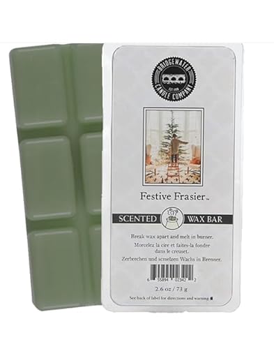 Bridgewater Candle Company Festive Frasier Duftwachsriegel, Grün Bridgewater Candle Company Festive Frasier Duftwachsriegel, Grün von Bridgewater