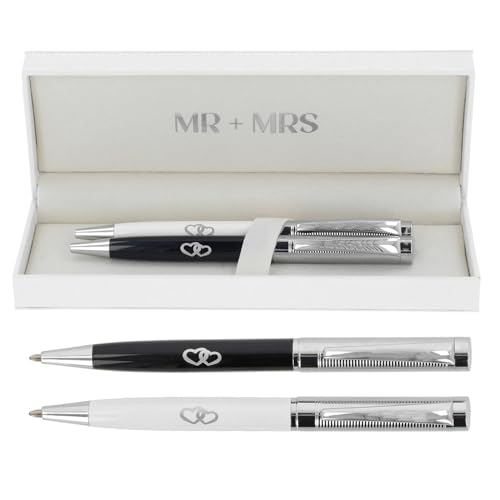 Bridgewater Pen Company Occasion Collection Executive Kugelschreiber – Abschlussfeier, Ruhestand, Hochzeit, in Geschenkbox (Mr & Mrs-Set) von Bridgewater Pen Company