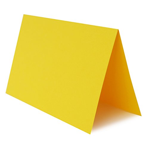 25 Tischkarten zum selbst Beschriften - Intensiv Gelb Grammatur: 240 g/m² - 100 x 60 mm 10 x 6 cm 25 Tischkarten zum selbst Beschriften - Intensiv Gelb Grammatur: 240 g/m² - 100 x 60 mm 10 x 6 cm von Briefumschläge24Plus