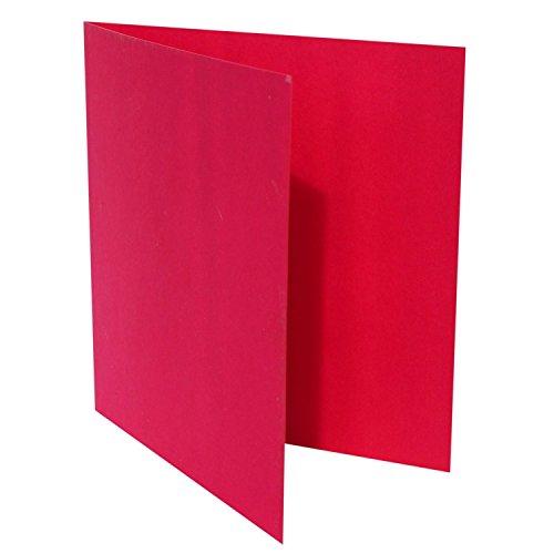 Briefumschläge24Plus 25 Quadratische Klappkarten zum selbst Beschriften in Pink : von der Größe 120 x 120 mm 12 x 12 cm von Briefumschläge24Plus