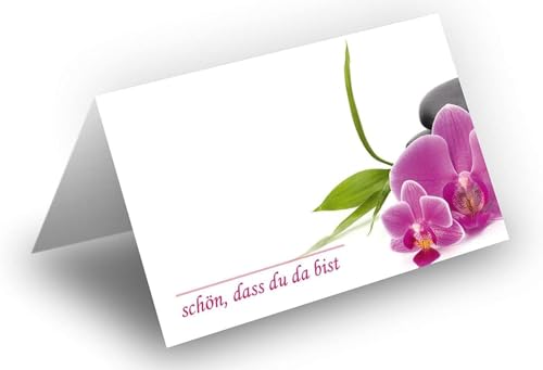 Briefumschläge24Plus Tischkarten Platzkarten Namens Karten für Hochzeit Geburtstag Feier Taufe Kommunion Konfirmation Firmung Jugendweihe, 25 Stück Premium Qualität, Blumen-Dekor, Orchideen zartrosa Briefumschläge24Plus Tischkarten Platzkarten Namens Karten für Hochzeit Geburtstag Feier Taufe Kommunion Konfirmation Firmung Jugendweihe, 25 Stück Premium Qualität, Blumen-Dekor, Orchideen zartrosa von Briefumschläge24Plus
