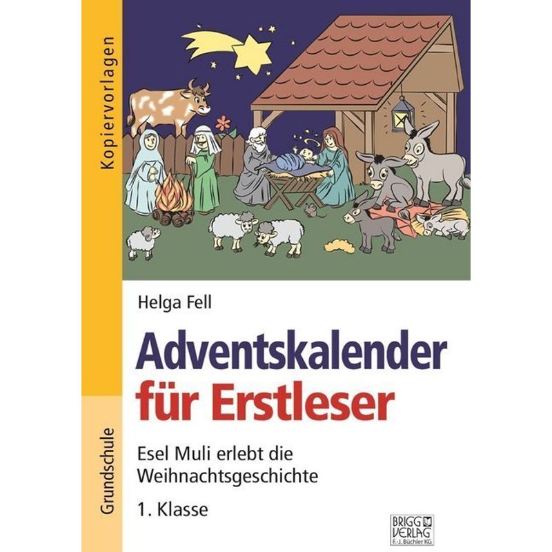 Adventskalender Für Erstleser - Helga Fell, Kartoniert (TB) von Brigg Verlag