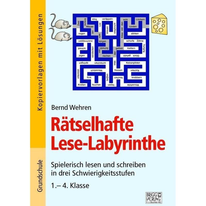 Rätselhafte Lese-Labyrinthe - Bernd Wehren, Kartoniert (TB) von Brigg Verlag