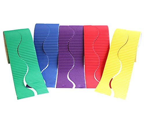 Bright Ideas BI7861 12 Rollen Wellpappe für Schulaufsteller in verschiedenen Farben, Wellpapier, sortiert, 10 x 80 cm, 5 stück Bright Ideas BI7861 12 Rollen Wellpappe für Schulaufsteller in verschiedenen Farben, Wellpapier, sortiert, 10 x 80 cm, 5 stück von Bright Ideas