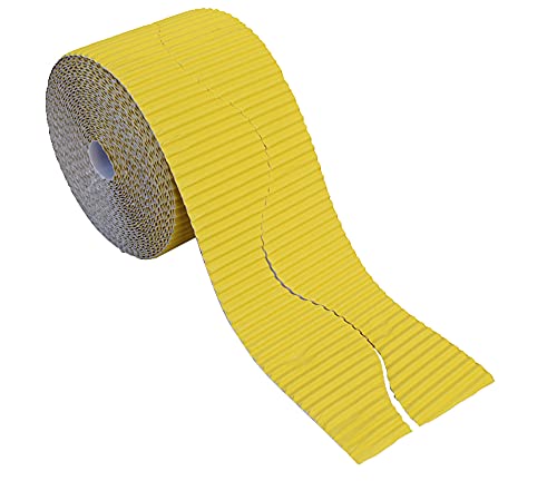 Bright Ideas BI7886 Corrugated Border for School Displays Wellpapp-Rollen, Wellpapier, canary, 10cm x 7.5m Bright Ideas BI7886 Corrugated Border for School Displays Wellpapp-Rollen, Wellpapier, canary, 10cm x 7.5m von Bright Ideas