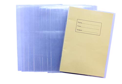 Bright Ideas BI9000A A4 Klarsichthüllen zum Hineinschlüpfen (Box mit 100 Stück), aus abwischbarem und stabilem PVC für Schulhefte, Polyvinylchlorid, farblos, PK100 von Bright Ideas