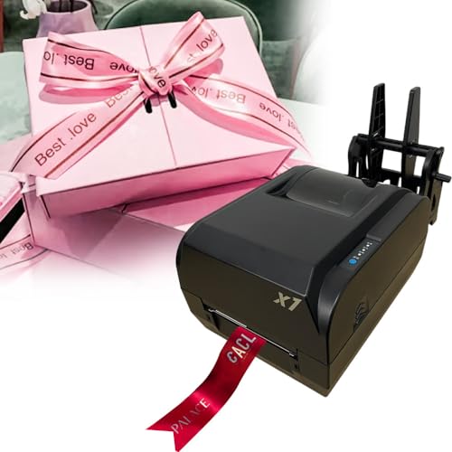 BrightFootBook Digitale Satinband-Druckmaschine mit Satinband-Halter, DIY Druck Festival Dekorationsband, 150 mm/s,25~108mm BrightFootBook Digitale Satinband-Druckmaschine mit Satinband-Halter, DIY Druck Festival Dekorationsband, 150 mm/s,25~108mm von BrightFootBook
