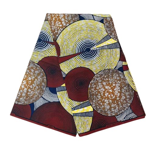 BrightGlow Afrikanische Stoffe Zum Nähen 110 cm Breit Boho-Stoff von The Yard Wachs Bedruckter Stoff Bunter Retro-Dekostoff Kostümstoff Afrikanischer Stoff für Party Kleid DIY Basteln 5# 3 Yards BrightGlow Afrikanische Stoffe Zum Nähen 110 cm Breit Boho-Stoff von The Yard Wachs Bedruckter Stoff Bunter Retro-Dekostoff Kostümstoff Afrikanischer Stoff für Party Kleid DIY Basteln 5# 3 Yards von BrightGlow