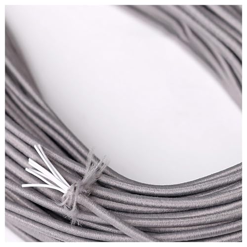 BrightGlow Armband Elastisch Schnur Schmuckherstellung 2mm Perlenschnur Elastische Schnur Perlenschnur zum Auffädeln Handwerk Schnur Gummiband für DIY Handwerk, Kleidung, Halsketten Grau 20M BrightGlow Armband Elastisch Schnur Schmuckherstellung 2mm Perlenschnur Elastische Schnur Perlenschnur zum Auffädeln Handwerk Schnur Gummiband für DIY Handwerk, Kleidung, Halsketten Grau 20M von BrightGlow