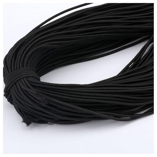 BrightGlow Armband Elastisch Schnur Schmuckherstellung 2mm Perlenschnur Elastische Schnur Perlenschnur zum Auffädeln Handwerk Schnur Gummiband für DIY Handwerk, Kleidung, Halsketten Schwarz 20M BrightGlow Armband Elastisch Schnur Schmuckherstellung 2mm Perlenschnur Elastische Schnur Perlenschnur zum Auffädeln Handwerk Schnur Gummiband für DIY Handwerk, Kleidung, Halsketten Schwarz 20M von BrightGlow