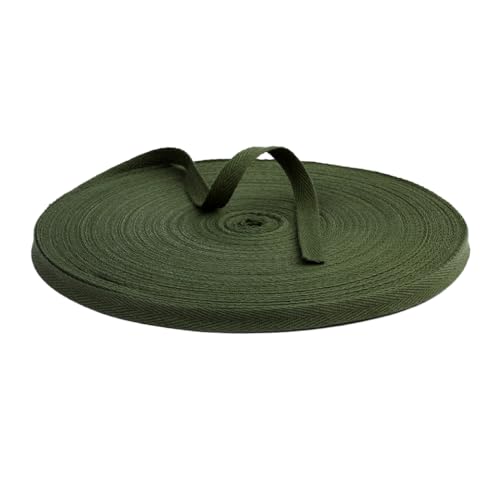 BrightGlow Baumwoll Gurtband Twill 100% Baumwolle Gurtband 20 m Herringbone Tape Ribbon Cotton Twill Tape Ribbon Baumwoll Schrägband Nahtband Baumwollband Dekoband für DIY Handwerk Armeegrün 10MM BrightGlow Baumwoll Gurtband Twill 100% Baumwolle Gurtband 20 m Herringbone Tape Ribbon Cotton Twill Tape Ribbon Baumwoll Schrägband Nahtband Baumwollband Dekoband für DIY Handwerk Armeegrün 10MM von BrightGlow