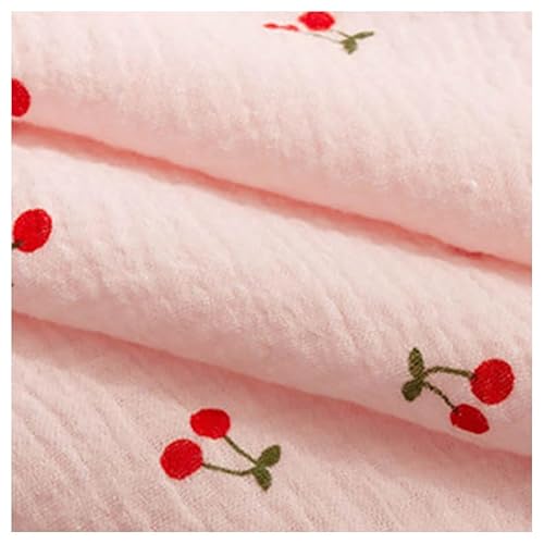 BrightGlow Baumwollstoff Meterware Musselin-Stoff 100% Baumwolle Kleinkinder Handwerken Nähen Stoff Double Gauze Stoff Bedruckte Kinderstoff Dekostoff Kostümstoff für Bekleidung Deko 3# 200X130cm BrightGlow Baumwollstoff Meterware Musselin-Stoff 100% Baumwolle Kleinkinder Handwerken Nähen Stoff Double Gauze Stoff Bedruckte Kinderstoff Dekostoff Kostümstoff für Bekleidung Deko 3# 200X130cm von BrightGlow