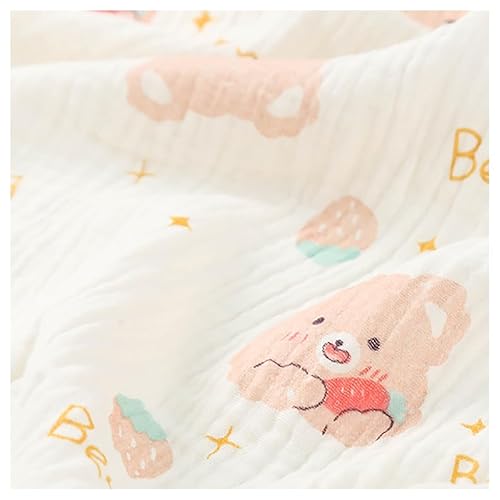 BrightGlow Baumwollstoff Meterware Musselin-Stoff 100% Baumwolle Kleinkinder Handwerken Nähen Stoff Double Gauze Stoff Bedruckte Kinderstoff Dekostoff Kostümstoff für Bekleidung Deko 7# 200X130cm BrightGlow Baumwollstoff Meterware Musselin-Stoff 100% Baumwolle Kleinkinder Handwerken Nähen Stoff Double Gauze Stoff Bedruckte Kinderstoff Dekostoff Kostümstoff für Bekleidung Deko 7# 200X130cm von BrightGlow