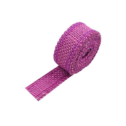 BrightGlow Juteband Sackleinen Band Mesh Juteband Jute-Netzbänder zum Basteln Retro Geschenk Dekoband Juteband Burlap Geschenkband Stoffband Bastelband für Heimwerken DIY Handwerk Lila 25mm X 8M BrightGlow Juteband Sackleinen Band Mesh Juteband Jute-Netzbänder zum Basteln Retro Geschenk Dekoband Juteband Burlap Geschenkband Stoffband Bastelband für Heimwerken DIY Handwerk Lila 25mm X 8M von BrightGlow