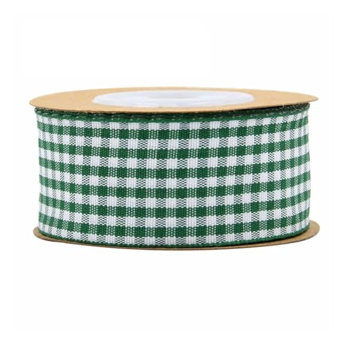 BrightGlow Karoband 5 M Weihnachten Geschenkband Gingham Band Weihnachtsbänder zum Basteln Plaid Ribbon Dekoband Kariertes Band für Geschenk DIY Bastelkuchen Weihnachten Party Deko Dunkelgrün 25mm BrightGlow Karoband 5 M Weihnachten Geschenkband Gingham Band Weihnachtsbänder zum Basteln Plaid Ribbon Dekoband Kariertes Band für Geschenk DIY Bastelkuchen Weihnachten Party Deko Dunkelgrün 25mm von BrightGlow