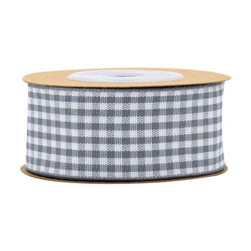 BrightGlow Karoband 5 M Weihnachten Geschenkband Gingham Band Weihnachtsbänder zum Basteln Plaid Ribbon Dekoband Kariertes Band für Geschenk DIY Bastelkuchen Weihnachten Party Deko Grau 25mm BrightGlow Karoband 5 M Weihnachten Geschenkband Gingham Band Weihnachtsbänder zum Basteln Plaid Ribbon Dekoband Kariertes Band für Geschenk DIY Bastelkuchen Weihnachten Party Deko Grau 25mm von BrightGlow