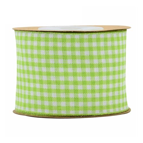 BrightGlow Karoband 5 M Weihnachten Geschenkband Gingham Band Weihnachtsbänder zum Basteln Plaid Ribbon Dekoband Kariertes Band für Geschenk DIY Bastelkuchen Weihnachten Party Deko Hellgrün 38mm BrightGlow Karoband 5 M Weihnachten Geschenkband Gingham Band Weihnachtsbänder zum Basteln Plaid Ribbon Dekoband Kariertes Band für Geschenk DIY Bastelkuchen Weihnachten Party Deko Hellgrün 38mm von BrightGlow