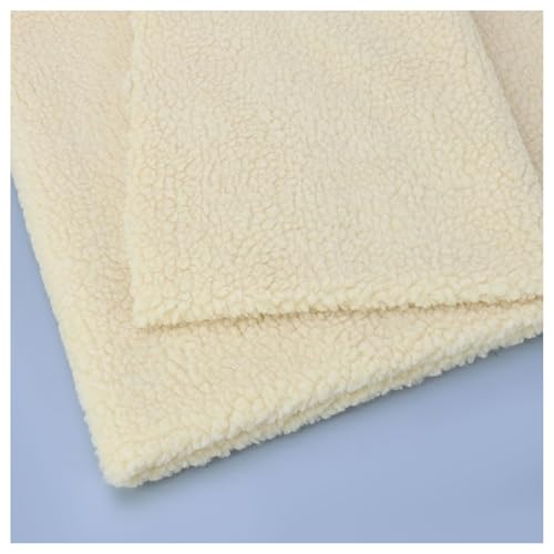 BrightGlow Lammwolle Stoff Kunstpelz Sherpa Warmer Künstlicher Lammwolle-Stoff Gefälschter Fleece-Stoff Meterware Pelzstoff Stoffe zum Nähen Plüschstoff für DIY-Handwerk Nähen Kamel 200x160cm BrightGlow Lammwolle Stoff Kunstpelz Sherpa Warmer Künstlicher Lammwolle-Stoff Gefälschter Fleece-Stoff Meterware Pelzstoff Stoffe zum Nähen Plüschstoff für DIY-Handwerk Nähen Kamel 200x160cm von BrightGlow