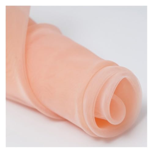BrightGlow Organza-Stoff Durchscheinende Organza-Stoffschraube 150cm Breit Netzstoff Kristall Organza Deko Tüll Stoffe Organza-Tüll Bastelstoffe für Hochzeit Geburtstag Kleidung #1Rosa 1 Yard BrightGlow Organza-Stoff Durchscheinende Organza-Stoffschraube 150cm Breit Netzstoff Kristall Organza Deko Tüll Stoffe Organza-Tüll Bastelstoffe für Hochzeit Geburtstag Kleidung #1Rosa 1 Yard von BrightGlow