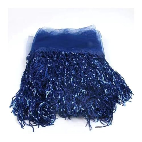 BrightGlow Pailletten Fransenborte Glitzer Folien Fransen 20CM Breite Fransenborte zum Nähen Quastenbesatz Geschnitten Fransenborte Trim Fransenband für DIY-Kleid, Weihnachten Bowland 3 Yards BrightGlow Pailletten Fransenborte Glitzer Folien Fransen 20CM Breite Fransenborte zum Nähen Quastenbesatz Geschnitten Fransenborte Trim Fransenband für DIY-Kleid, Weihnachten Bowland 3 Yards von BrightGlow