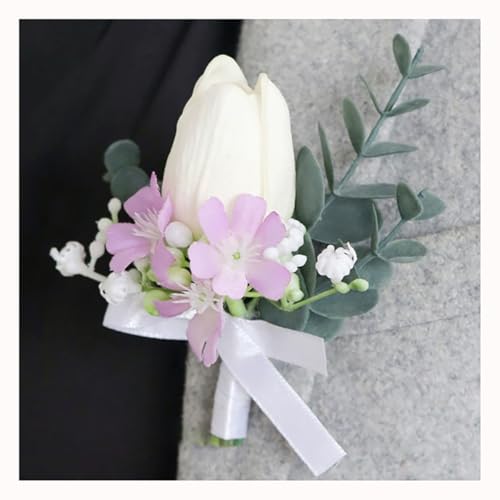 BrightGlow Rose Boutonniere Künstliche Ansteckblume Bräutigam Romantische Corsagen Boutonniere mit Nadeln Hochzeit Handgelenk Blumen Anstecker für Hochzeit Abschlussball Party #1Rosa 8 Stück BrightGlow Rose Boutonniere Künstliche Ansteckblume Bräutigam Romantische Corsagen Boutonniere mit Nadeln Hochzeit Handgelenk Blumen Anstecker für Hochzeit Abschlussball Party #1Rosa 8 Stück von BrightGlow