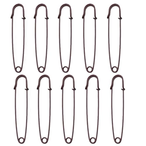 BrightGlow Sicherheitsnadeln Große 75 mm Sicherheitsnadel Set Bunt Safety Pins Metall-Sicherheitsnadeln Große Pins Robuste Nadelverschlüsse Broschen für Kleidung Dicke Stoffe Blaugrün 30 Stück BrightGlow Sicherheitsnadeln Große 75 mm Sicherheitsnadel Set Bunt Safety Pins Metall-Sicherheitsnadeln Große Pins Robuste Nadelverschlüsse Broschen für Kleidung Dicke Stoffe Blaugrün 30 Stück von BrightGlow