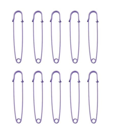 BrightGlow Sicherheitsnadeln Große 75 mm Sicherheitsnadel Set Bunt Safety Pins Metall-Sicherheitsnadeln Große Pins Robuste Nadelverschlüsse Broschen für Kleidung Dicke Stoffe Bunt 10 Stück BrightGlow Sicherheitsnadeln Große 75 mm Sicherheitsnadel Set Bunt Safety Pins Metall-Sicherheitsnadeln Große Pins Robuste Nadelverschlüsse Broschen für Kleidung Dicke Stoffe Bunt 10 Stück von BrightGlow