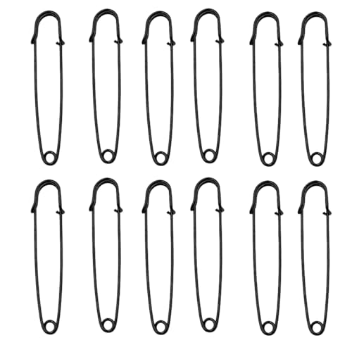 BrightGlow Sicherheitsnadeln Große 75 mm Sicherheitsnadel Set Bunt Safety Pins Metall-Sicherheitsnadeln Große Pins Robuste Nadelverschlüsse Broschen für Kleidung Dicke Stoffe Gelb 20 Stück BrightGlow Sicherheitsnadeln Große 75 mm Sicherheitsnadel Set Bunt Safety Pins Metall-Sicherheitsnadeln Große Pins Robuste Nadelverschlüsse Broschen für Kleidung Dicke Stoffe Gelb 20 Stück von BrightGlow