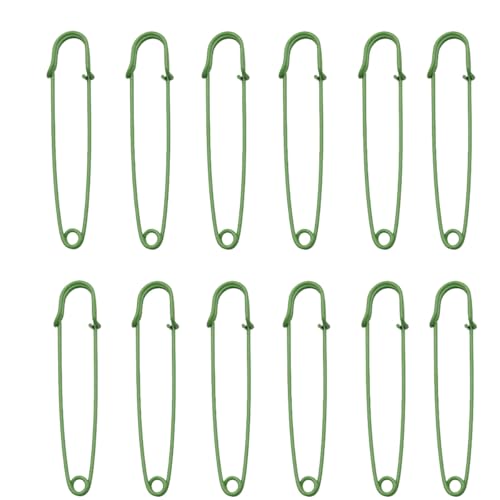 BrightGlow Sicherheitsnadeln Große 75 mm Sicherheitsnadel Set Bunt Safety Pins Metall-Sicherheitsnadeln Große Pins Robuste Nadelverschlüsse Broschen für Kleidung Dicke Stoffe Hellgrün 20 Stück BrightGlow Sicherheitsnadeln Große 75 mm Sicherheitsnadel Set Bunt Safety Pins Metall-Sicherheitsnadeln Große Pins Robuste Nadelverschlüsse Broschen für Kleidung Dicke Stoffe Hellgrün 20 Stück von BrightGlow