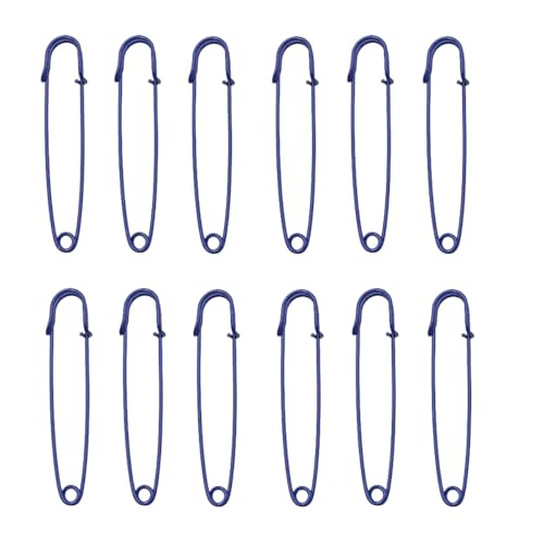 BrightGlow Sicherheitsnadeln Große 75 mm Sicherheitsnadel Set Bunt Safety Pins Metall-Sicherheitsnadeln Große Pins Robuste Nadelverschlüsse Broschen für Kleidung Dicke Stoffe Himmelblau 50 Stück BrightGlow Sicherheitsnadeln Große 75 mm Sicherheitsnadel Set Bunt Safety Pins Metall-Sicherheitsnadeln Große Pins Robuste Nadelverschlüsse Broschen für Kleidung Dicke Stoffe Himmelblau 50 Stück von BrightGlow