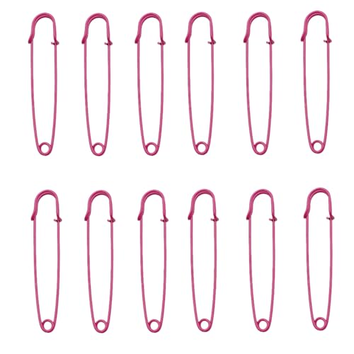 BrightGlow Sicherheitsnadeln Große 75 mm Sicherheitsnadel Set Bunt Safety Pins Metall-Sicherheitsnadeln Große Pins Robuste Nadelverschlüsse Broschen für Kleidung Dicke Stoffe Rosa 20 Stück BrightGlow Sicherheitsnadeln Große 75 mm Sicherheitsnadel Set Bunt Safety Pins Metall-Sicherheitsnadeln Große Pins Robuste Nadelverschlüsse Broschen für Kleidung Dicke Stoffe Rosa 20 Stück von BrightGlow