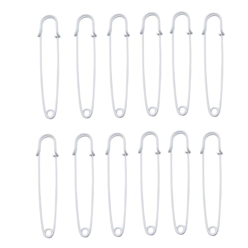 BrightGlow Sicherheitsnadeln Große 75 mm Sicherheitsnadel Set Bunt Safety Pins Metall-Sicherheitsnadeln Große Pins Robuste Nadelverschlüsse Broschen für Kleidung Dicke Stoffe Schwarz 30 Stück BrightGlow Sicherheitsnadeln Große 75 mm Sicherheitsnadel Set Bunt Safety Pins Metall-Sicherheitsnadeln Große Pins Robuste Nadelverschlüsse Broschen für Kleidung Dicke Stoffe Schwarz 30 Stück von BrightGlow