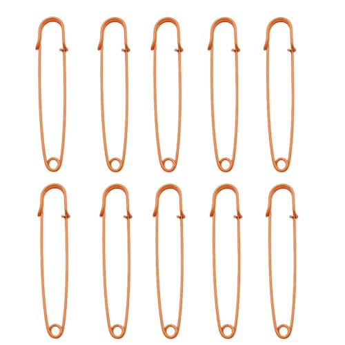 BrightGlow Sicherheitsnadeln Große 75 mm Sicherheitsnadel Set Bunt Safety Pins Metall-Sicherheitsnadeln Große Pins Robuste Nadelverschlüsse Broschen für Kleidung Dicke Stoffe Weiß 50 Stück BrightGlow Sicherheitsnadeln Große 75 mm Sicherheitsnadel Set Bunt Safety Pins Metall-Sicherheitsnadeln Große Pins Robuste Nadelverschlüsse Broschen für Kleidung Dicke Stoffe Weiß 50 Stück von BrightGlow
