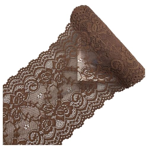 BrightGlow Spitzenband 15cm Breit Elastizität Spitzenborte Geschenkband Vintage Spitzenband Spitze Band Meterware Schleifenband Spitze Spitzenstoff Zum Nähen für DIY,Weihnachten Kaffee 5M BrightGlow Spitzenband 15cm Breit Elastizität Spitzenborte Geschenkband Vintage Spitzenband Spitze Band Meterware Schleifenband Spitze Spitzenstoff Zum Nähen für DIY,Weihnachten Kaffee 5M von BrightGlow