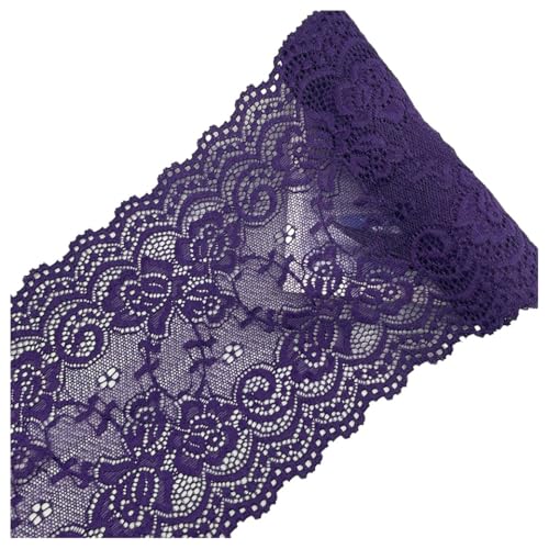 BrightGlow Spitzenband 15cm Breit Elastizität Spitzenborte Geschenkband Vintage Spitzenband Spitze Band Meterware Schleifenband Spitze Spitzenstoff Zum Nähen für DIY,Weihnachten Lila 3M BrightGlow Spitzenband 15cm Breit Elastizität Spitzenborte Geschenkband Vintage Spitzenband Spitze Band Meterware Schleifenband Spitze Spitzenstoff Zum Nähen für DIY,Weihnachten Lila 3M von BrightGlow