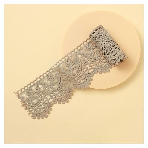 BrightGlow Spitzenband Vintage Spitzenbordüre zum Nähen 10cm Breite Spitzenborte Stickerei Dekoband Häkelband Spitze Borte Zierband Spitzenstoff Stoffband für Nähen Handwerk Deko #1Grau 5 Yard BrightGlow Spitzenband Vintage Spitzenbordüre zum Nähen 10cm Breite Spitzenborte Stickerei Dekoband Häkelband Spitze Borte Zierband Spitzenstoff Stoffband für Nähen Handwerk Deko #1Grau 5 Yard von BrightGlow