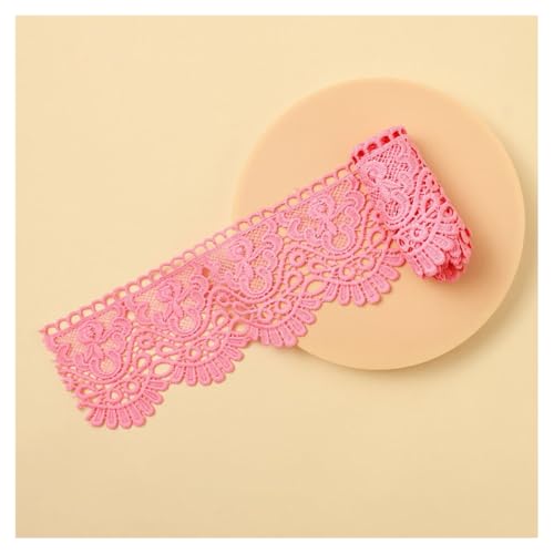 BrightGlow Spitzenband Vintage Spitzenbordüre zum Nähen 10cm Breite Spitzenborte Stickerei Dekoband Häkelband Spitze Borte Zierband Spitzenstoff Stoffband für Nähen Handwerk Deko Rosa 3 Yard BrightGlow Spitzenband Vintage Spitzenbordüre zum Nähen 10cm Breite Spitzenborte Stickerei Dekoband Häkelband Spitze Borte Zierband Spitzenstoff Stoffband für Nähen Handwerk Deko Rosa 3 Yard von BrightGlow