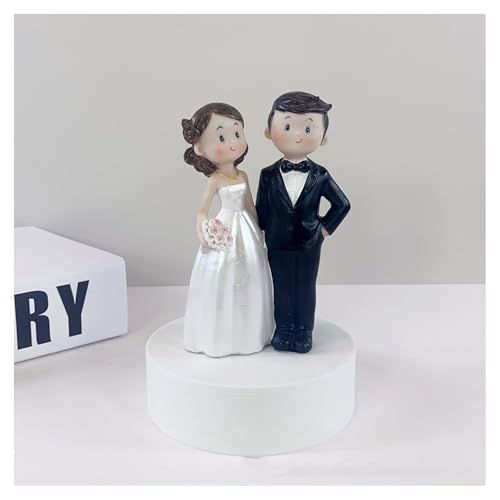 BrightGlow Tortendekoration Brautpaar Hochzeitspaar Wedding Torte Topper Kuchen Figur Hochzeitstorte Dekoration Umarmung Cake Hochzeitsfiguren für Tischdekoration Torte Schwarz-Weiss#1 BrightGlow Tortendekoration Brautpaar Hochzeitspaar Wedding Torte Topper Kuchen Figur Hochzeitstorte Dekoration Umarmung Cake Hochzeitsfiguren für Tischdekoration Torte Schwarz-Weiss#1 von BrightGlow