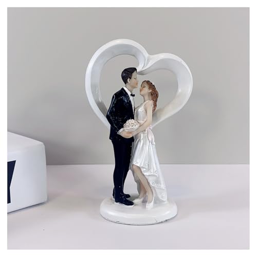 BrightGlow Tortendekoration Brautpaar Hochzeitspaar Wedding Torte Topper Kuchen Figur Hochzeitstorte Dekoration Umarmung Cake Hochzeitsfiguren für Tischdekoration Torte Schwarz-Weiss#3 BrightGlow Tortendekoration Brautpaar Hochzeitspaar Wedding Torte Topper Kuchen Figur Hochzeitstorte Dekoration Umarmung Cake Hochzeitsfiguren für Tischdekoration Torte Schwarz-Weiss#3 von BrightGlow