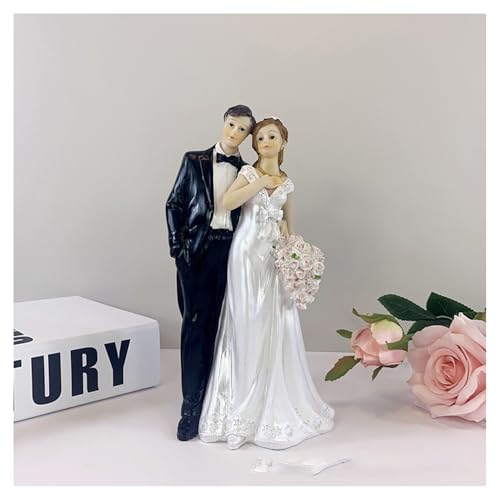 BrightGlow Tortendekoration Brautpaar Hochzeitspaar Wedding Torte Topper Kuchen Figur Hochzeitstorte Dekoration Umarmung Cake Hochzeitsfiguren für Tischdekoration Torte Schwarz-Weiss#4 BrightGlow Tortendekoration Brautpaar Hochzeitspaar Wedding Torte Topper Kuchen Figur Hochzeitstorte Dekoration Umarmung Cake Hochzeitsfiguren für Tischdekoration Torte Schwarz-Weiss#4 von BrightGlow