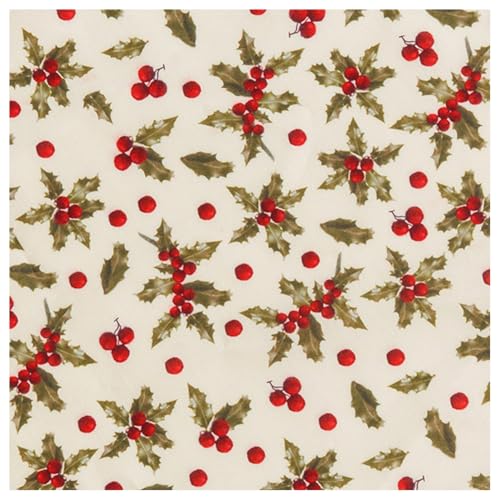 BrightGlow Weihnachtsstoffe Weihnachten Muster Stoff Weihnachtsstil Stoff Meterware Weihnachts-Cartoon-Muster Dekostoff Kostümstoff zum Nähen Handwerken Nähen Stoff für DIY Nähen 1# 300x150cm von BrightGlow