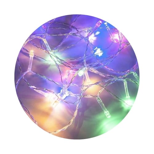 Brightium Bunte LED-Lichterkette, 3,2 m, IP20, ideal für Innen- und Außendekoration bei Partys und Veranstaltungen. von Brightium
