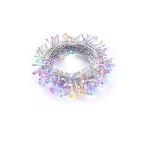 Brightium Flache LED-Lichterkette mit 3 AA-Batterien, RGBY, 3 m, ideal für die Dekoration von Veranstaltungen, Partys und für den Innen- und Außenbereich. von Brightium